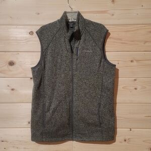 Eddie Bauer Gray Vest Size Tall L 23.5x30